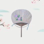 Folding Fans Japanese-style Round Fan